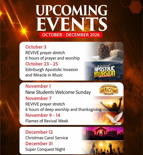 Upcoming events in 2026